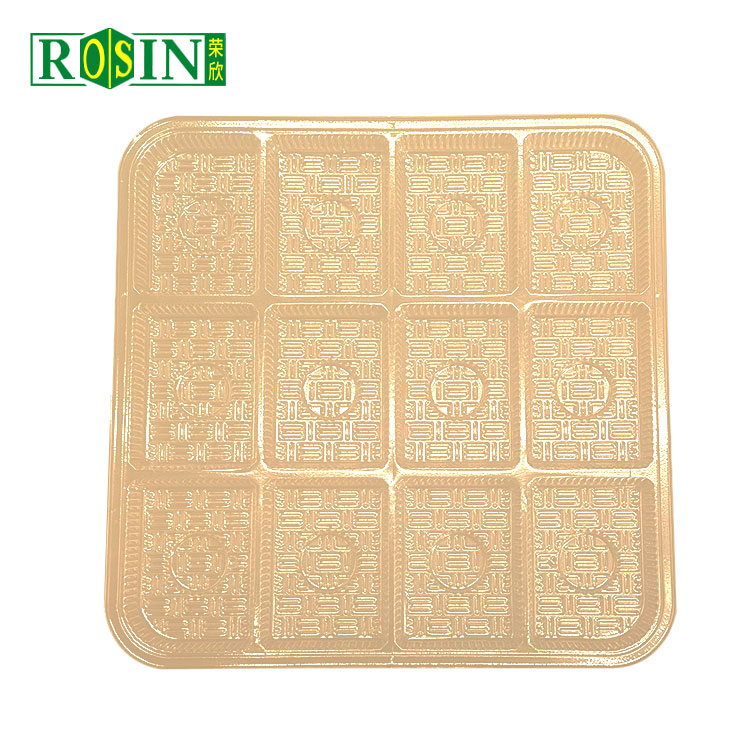 golden plastic Chocolate Tray
