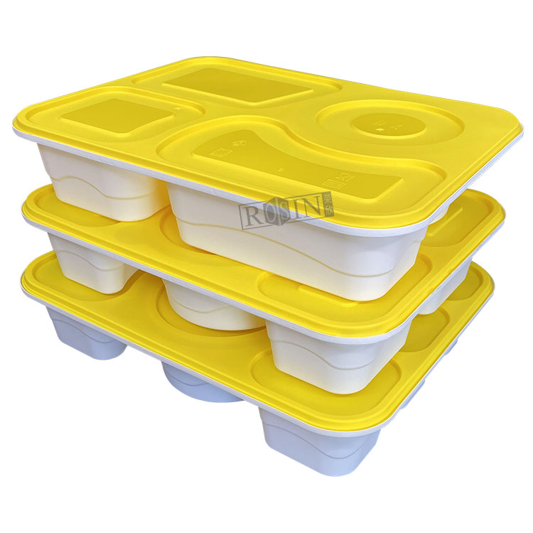 Disposable compartment lunch box