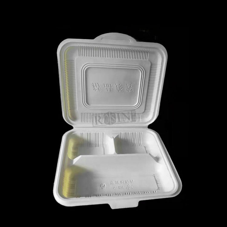 3 compartments takeout food container