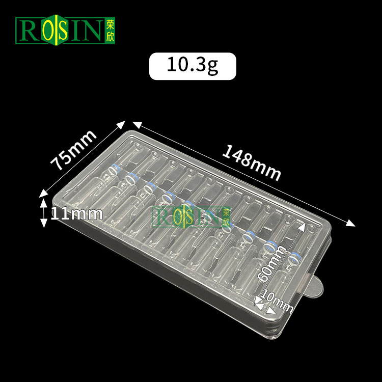 disposable plastic ampoule vial tray