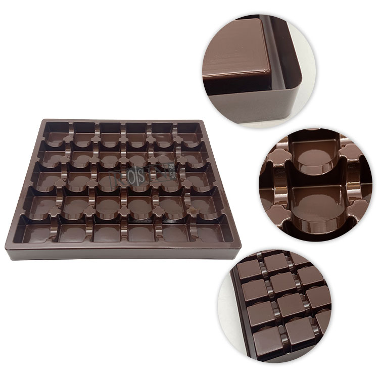 disposable chocolate plastic trays