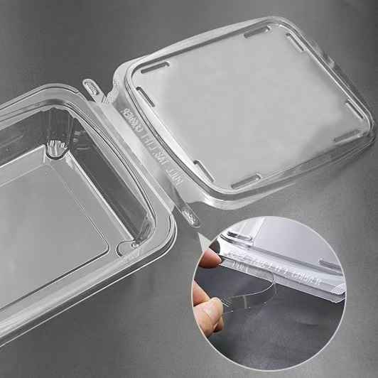 plastic blister disposable pastry box