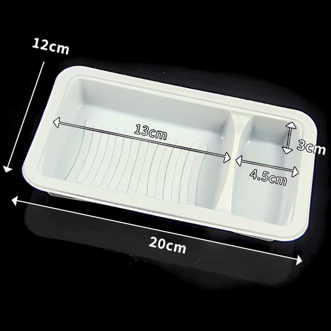 disposable plastic salmon seafood tray 
