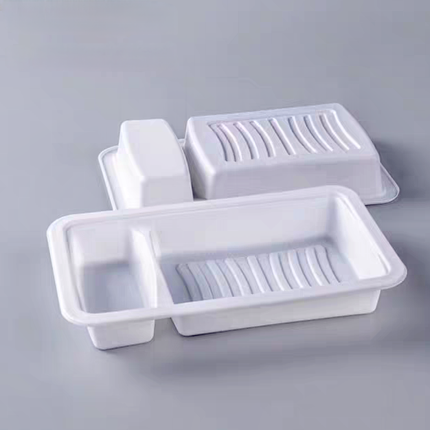 meat tray with sauce container