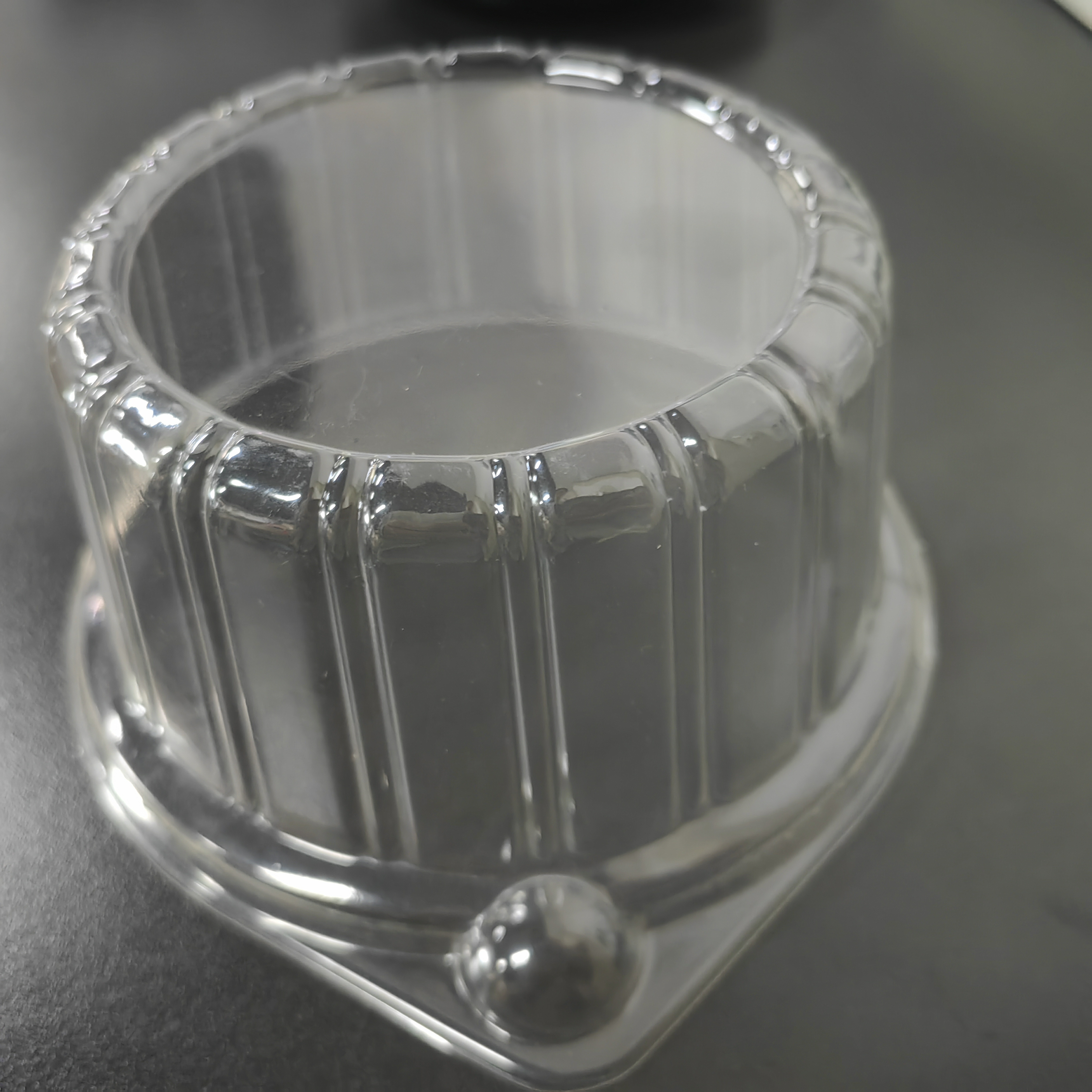 plastic round container for cake