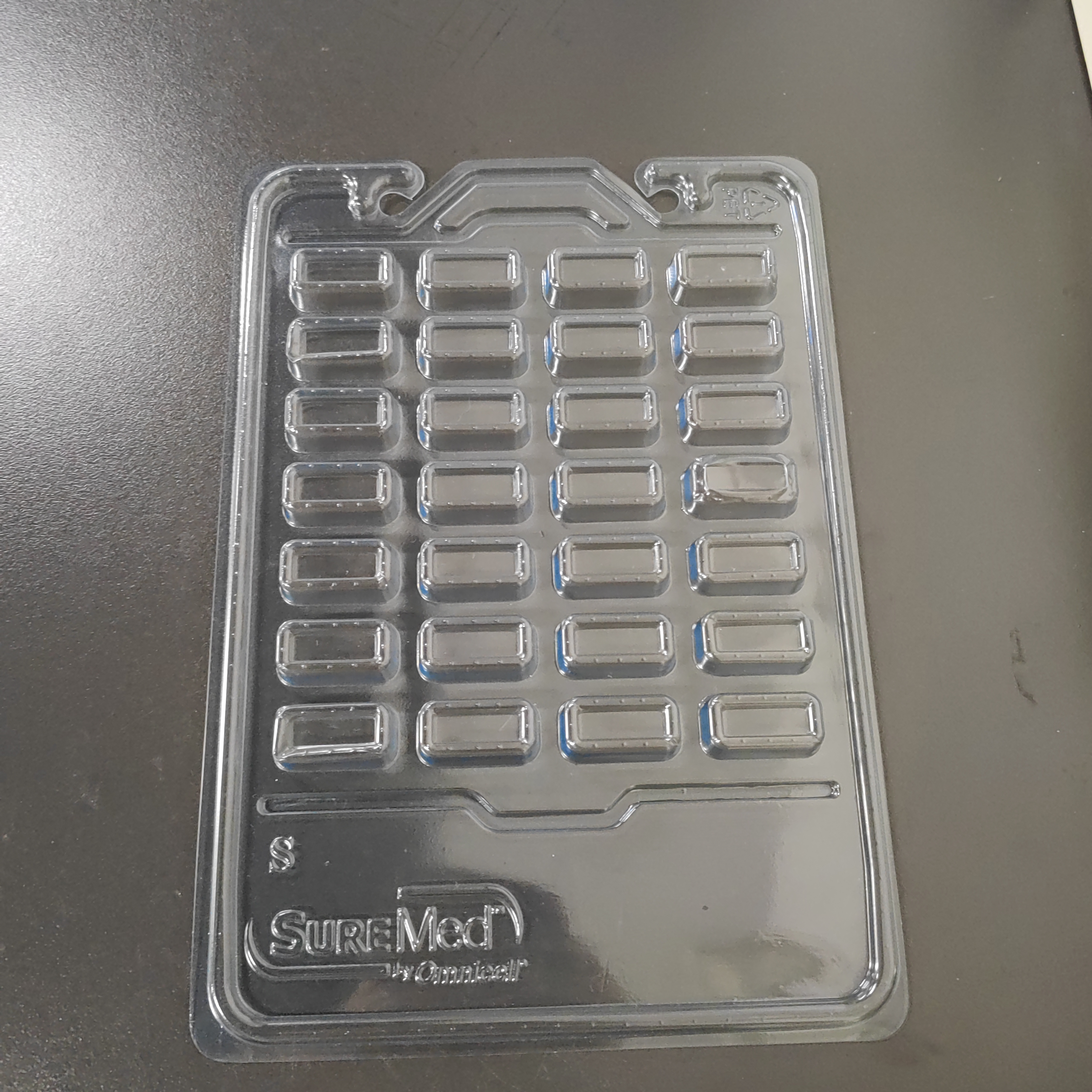 PET Transparent Tray with Peelable Foil 