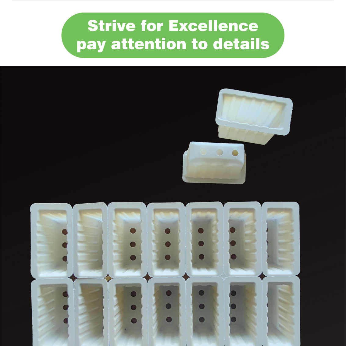 disposable biodegradable seedling tray