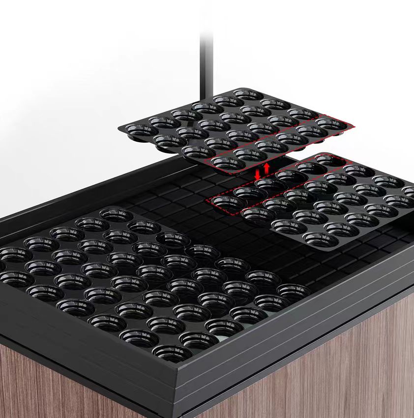 supermarket Plastic fruit trays for shelves