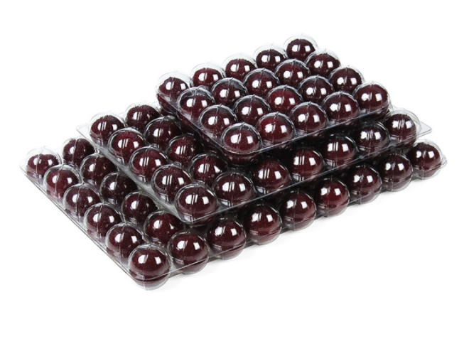 clear bayberry plastic tray