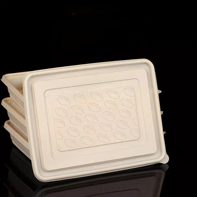 Dumpling packaging box with lid