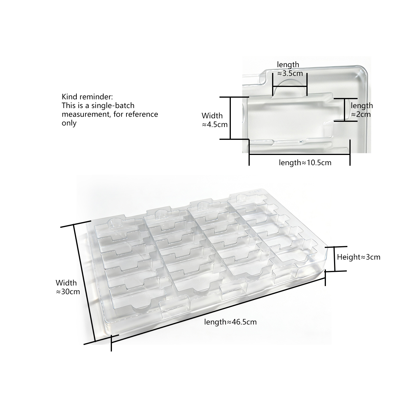 disposable PET electronic tray