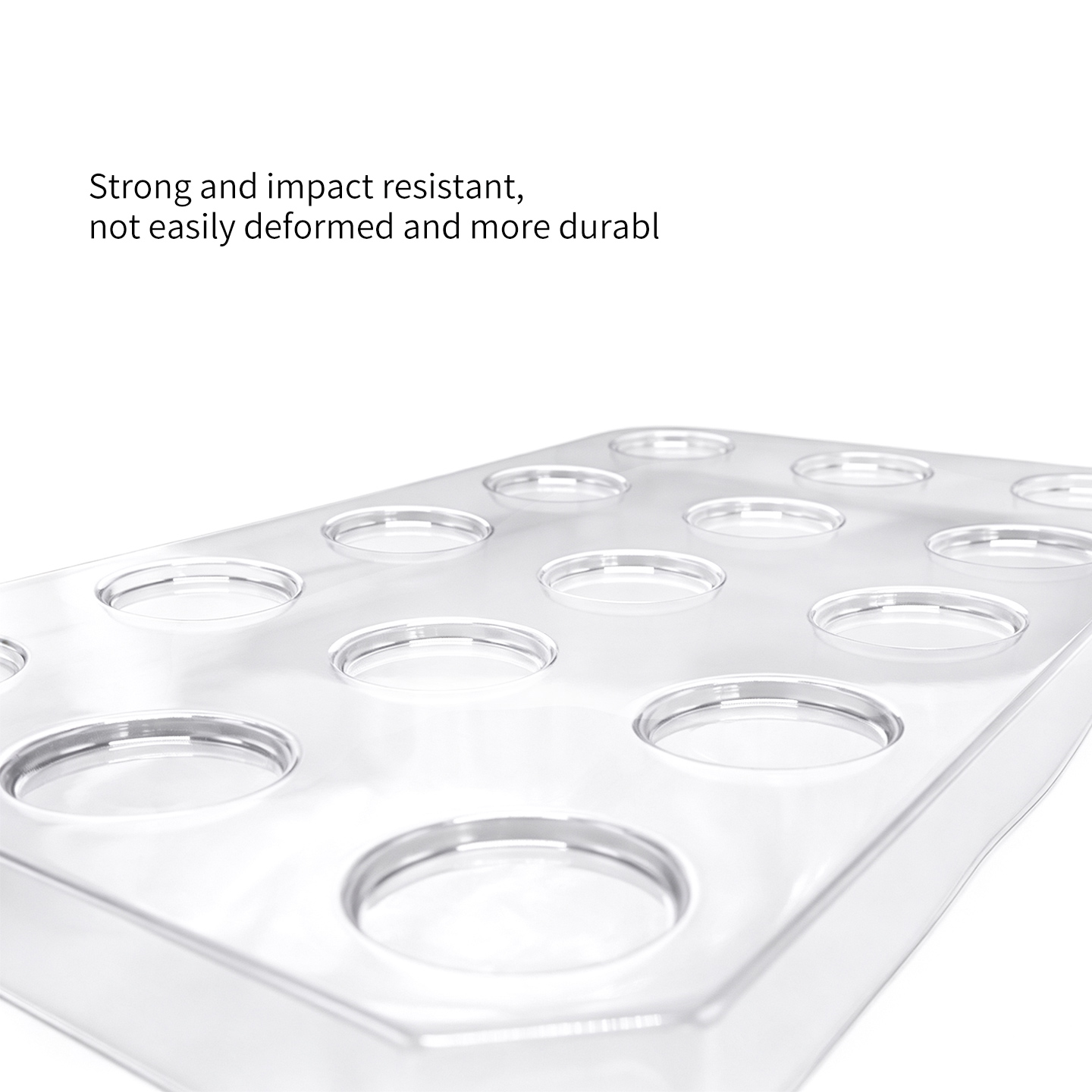 15 cell chocolate tray