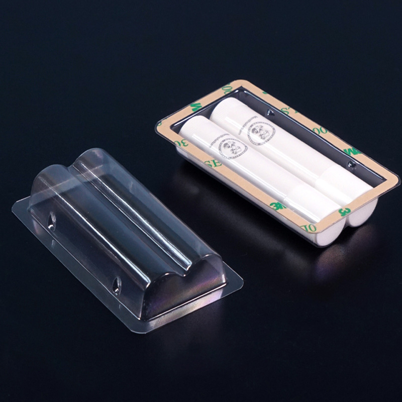 transparent PET lipstick tray