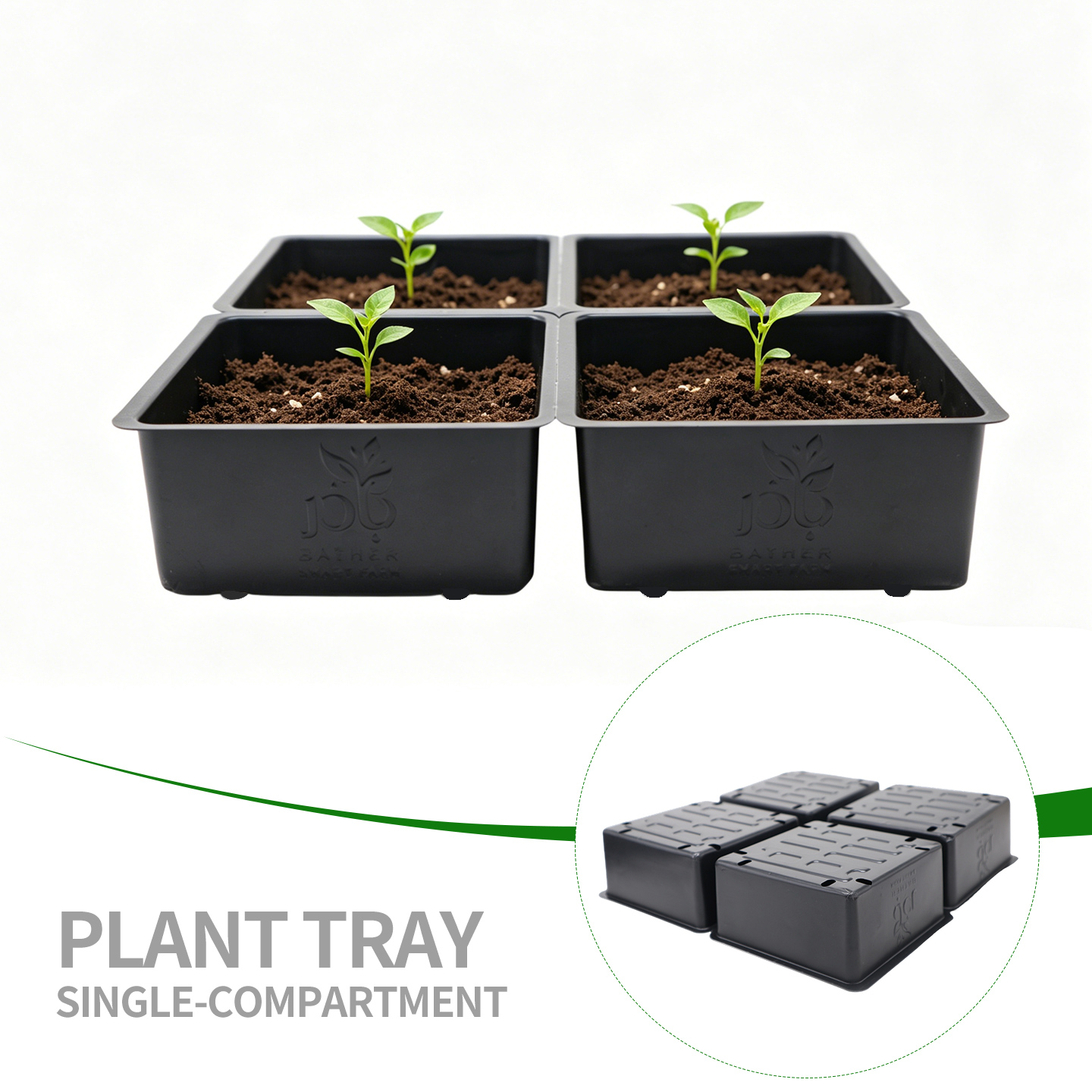 detachable square seedling tray
