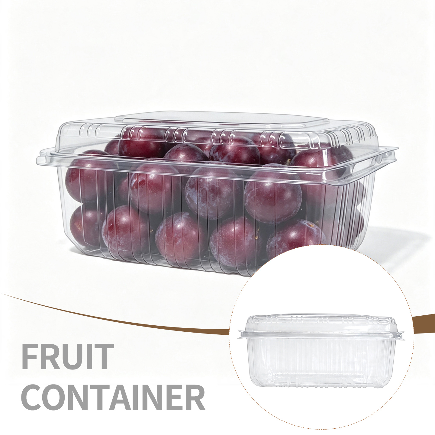 Kumquat vacuum formed box