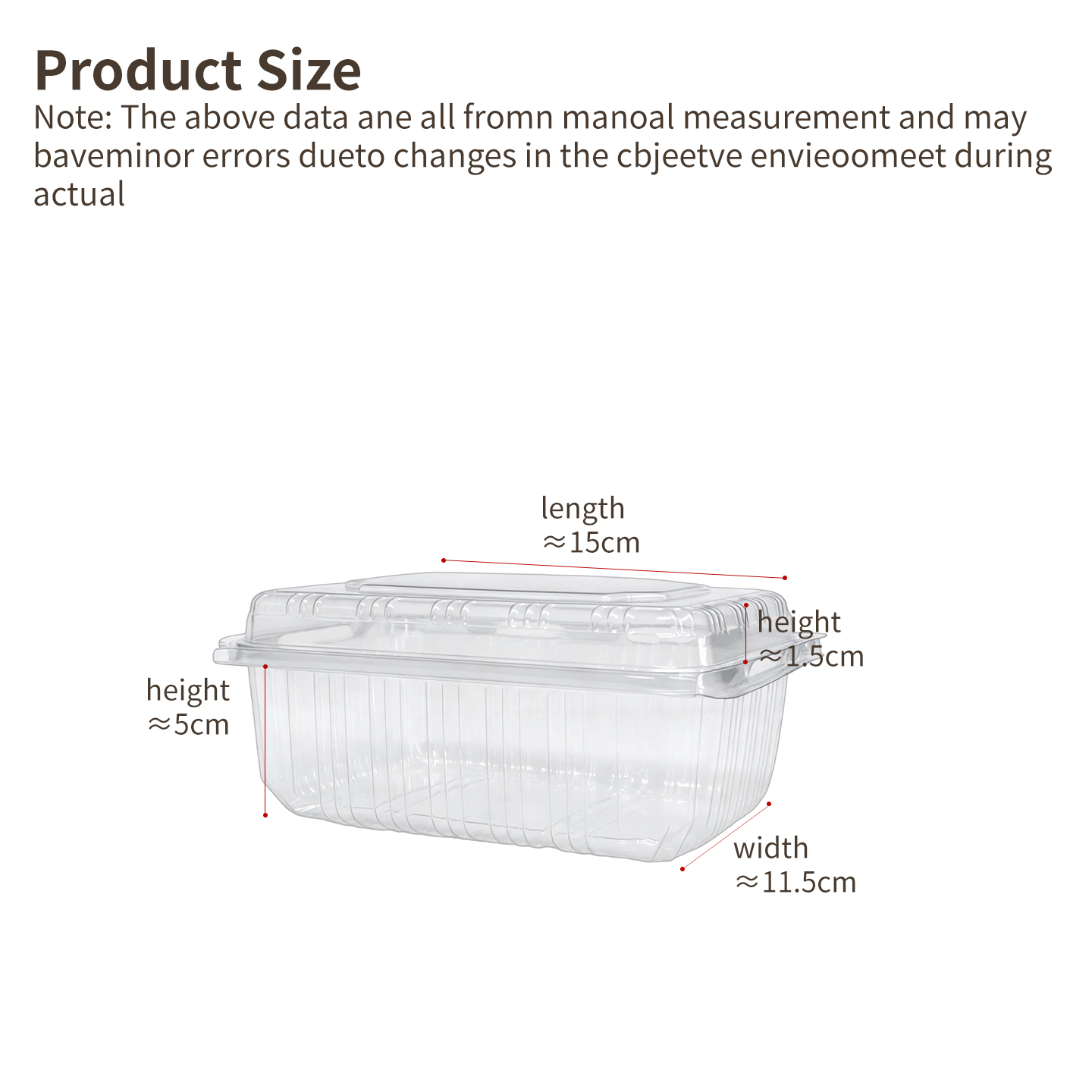 tamper-evident food container