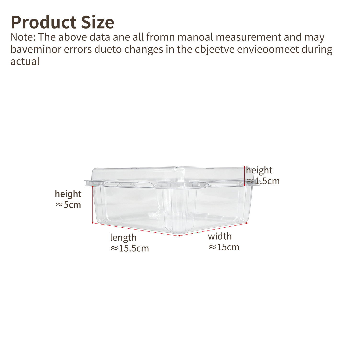 tamper-evident food container
