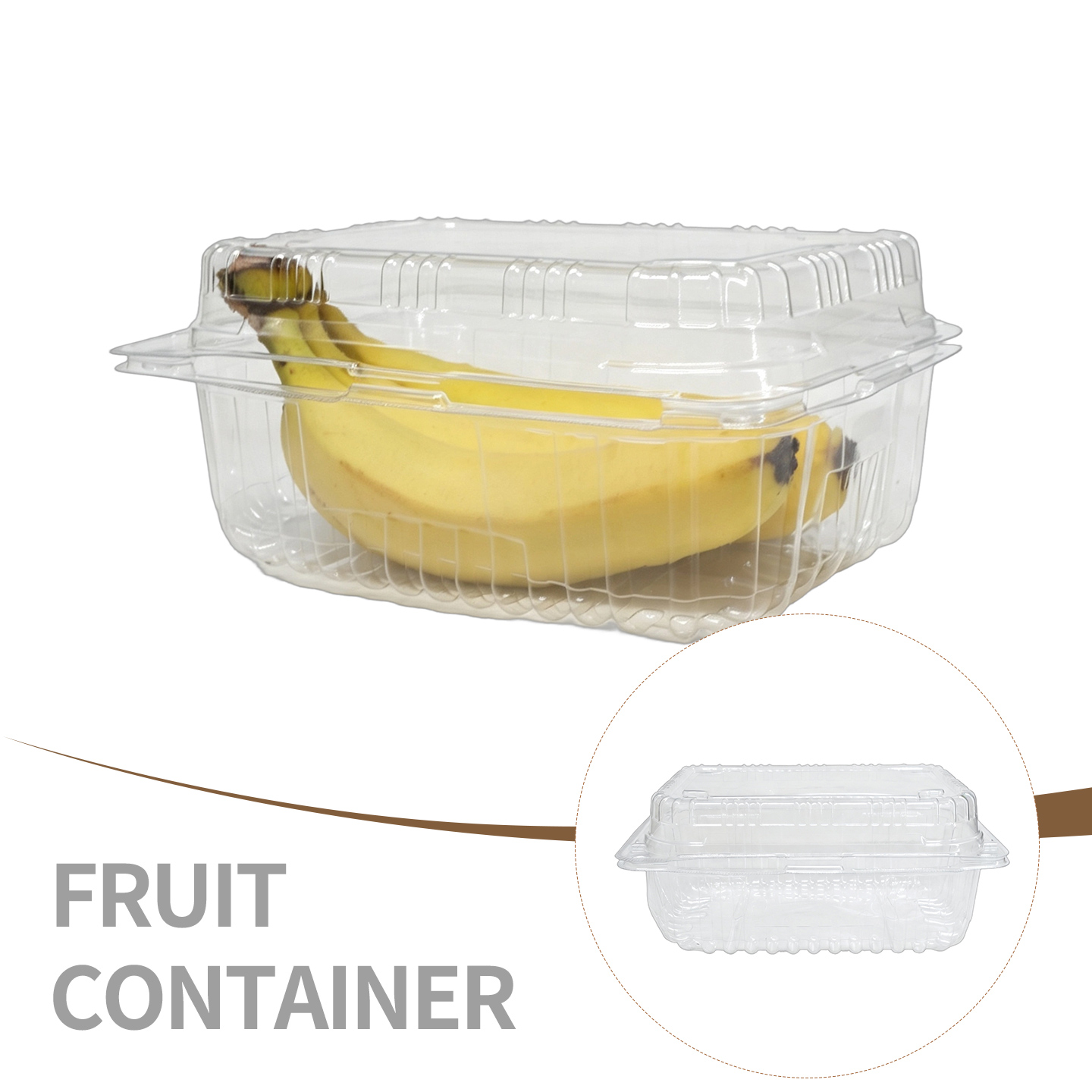PET vacuum formed fruit box
