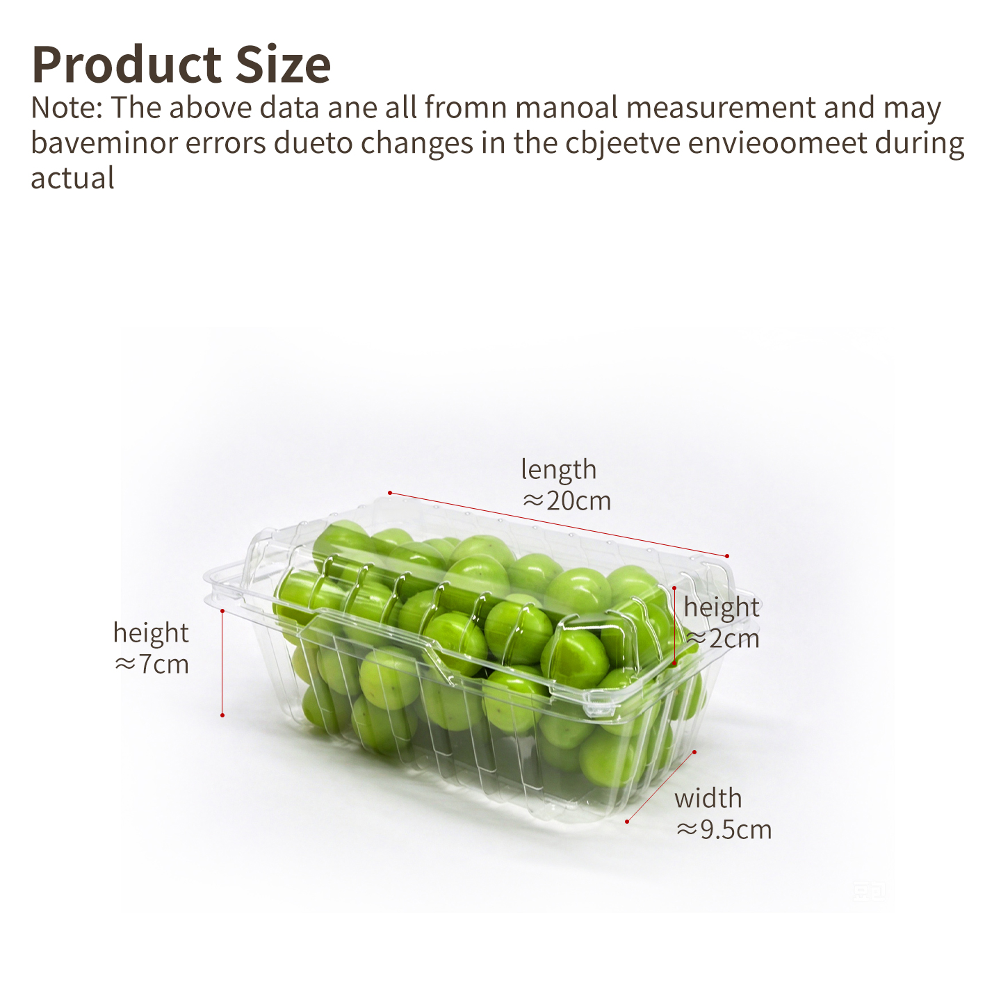 vented clamshell berry container