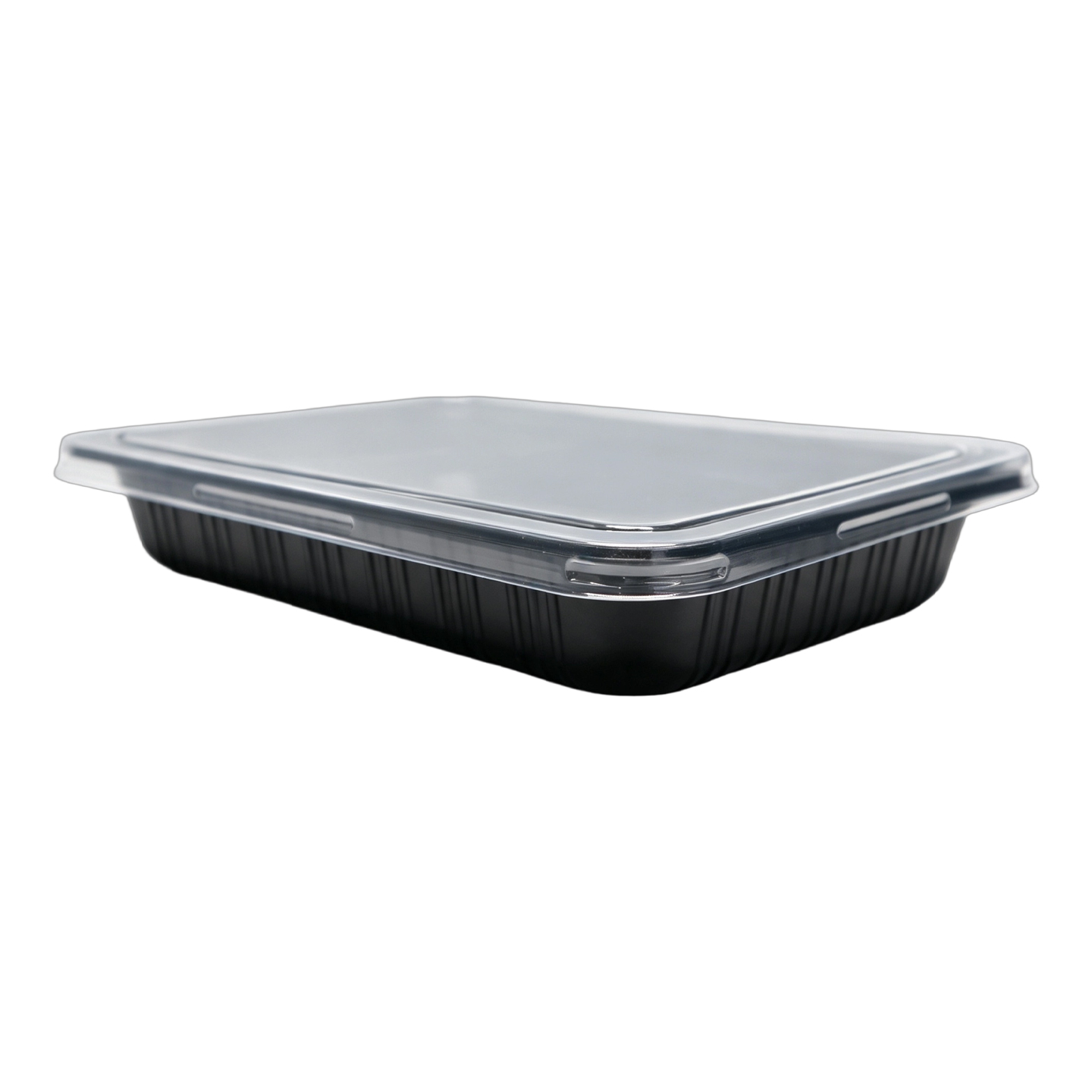 black PP food box