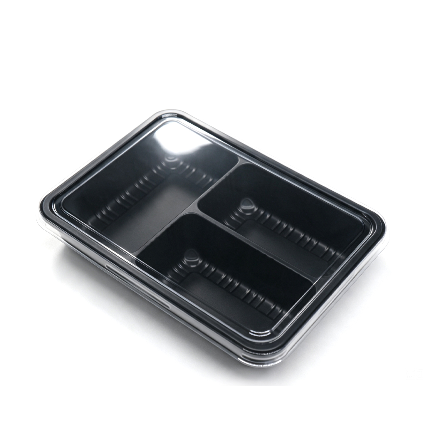 black PP food box