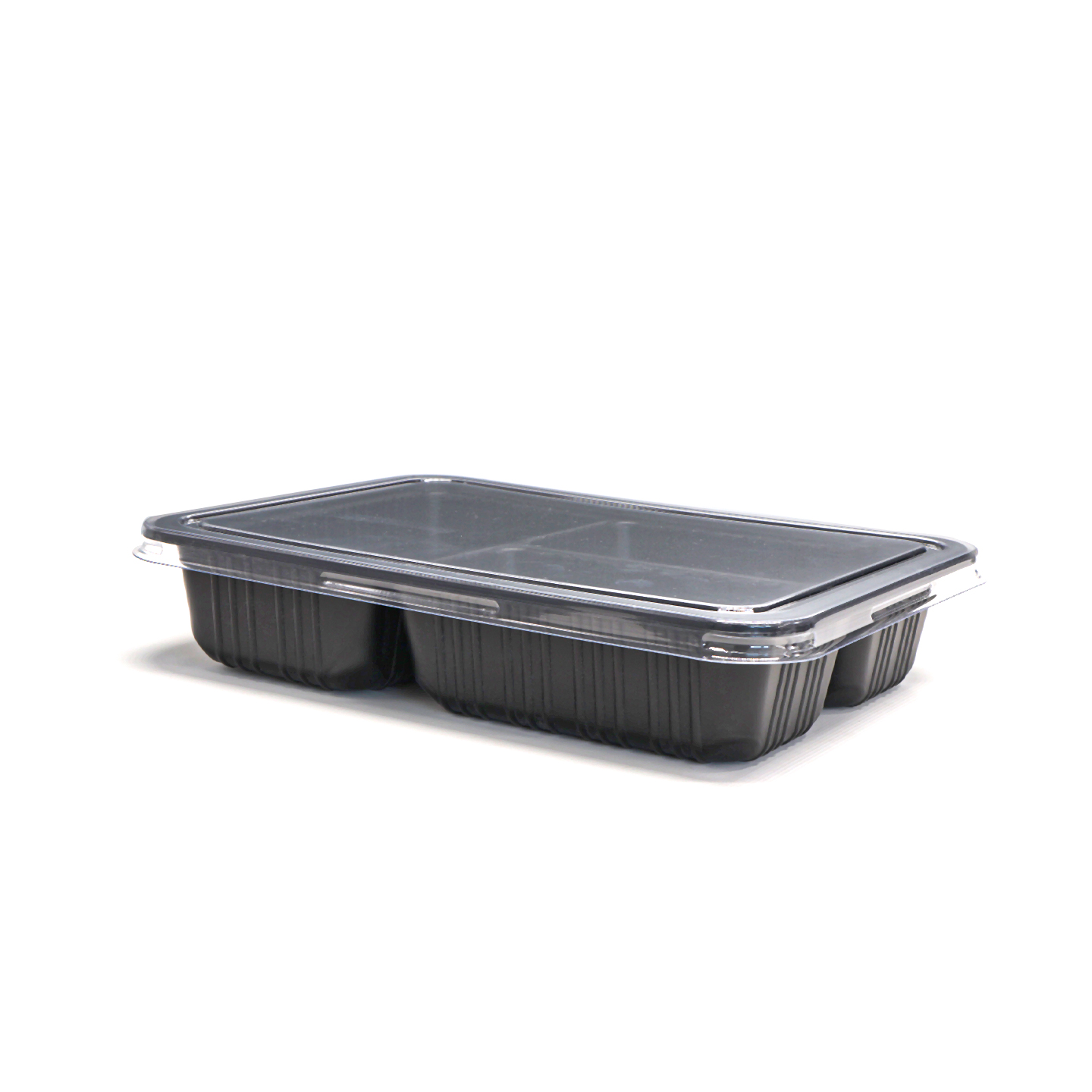 black PP food box