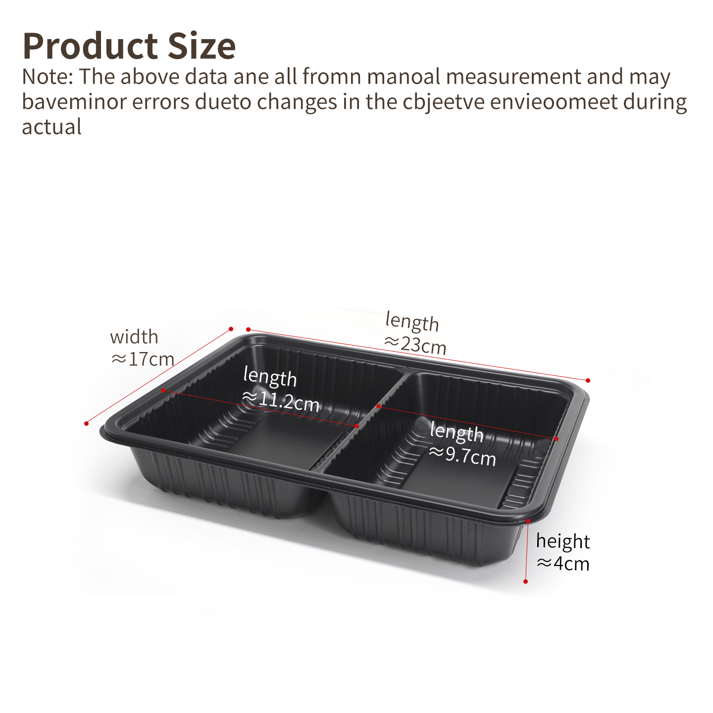 large single compartment bento container