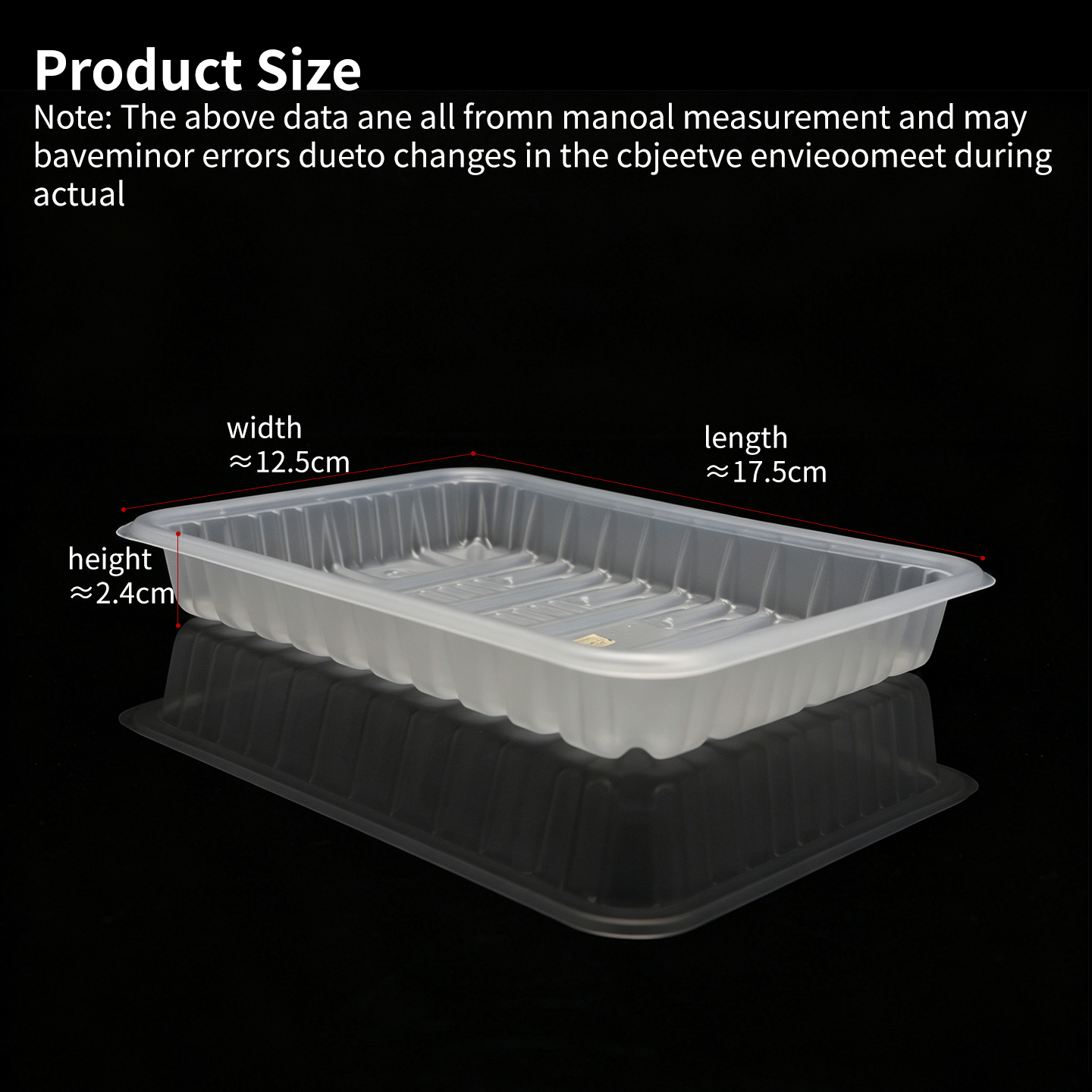 thermoformed PP blister tray