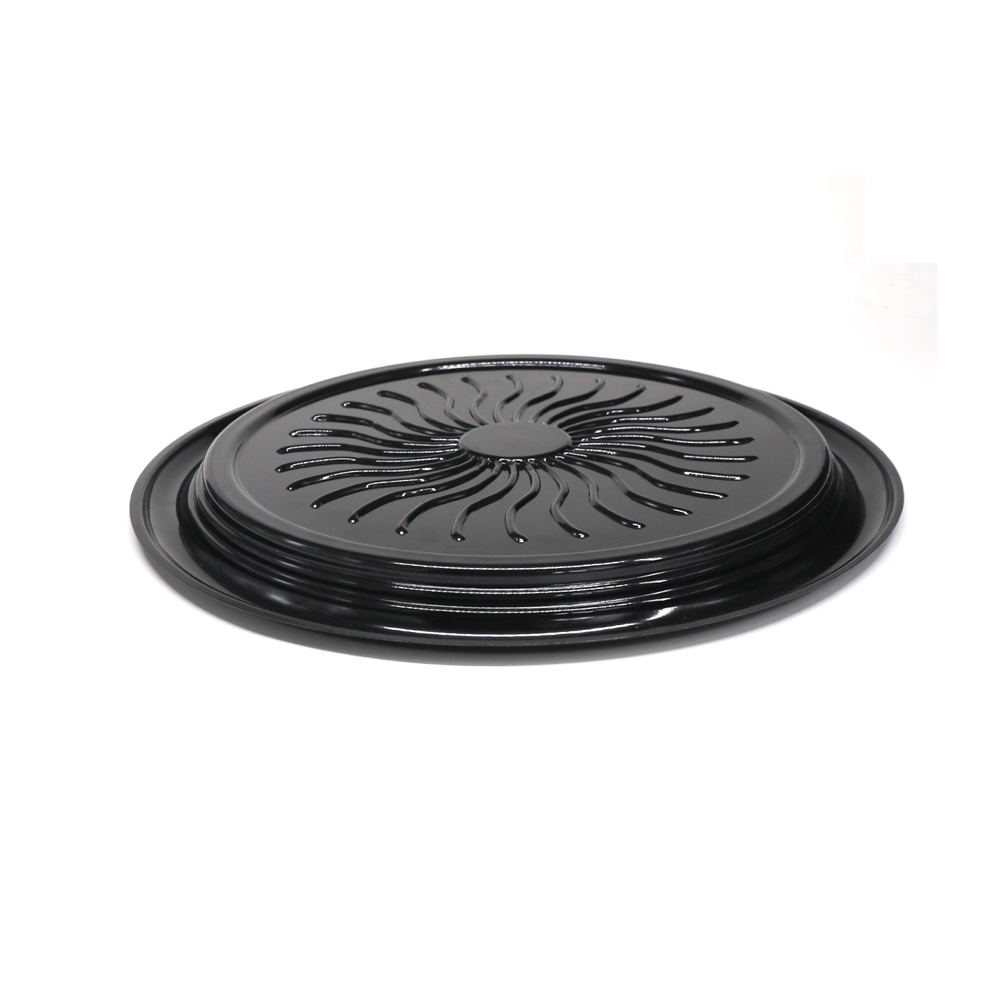 black base clear cake box