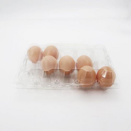 15 Holes Medium Transparent Disposable Egg Tray With Lid