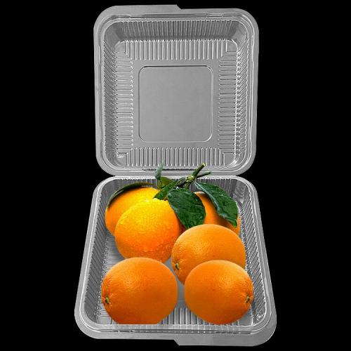 Transparent Vegetable And Fruit Disposable Plastic Clamshell Containers