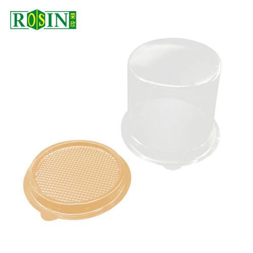 Disposable Round Small Sweet Fruit Plastic Cake Trays
