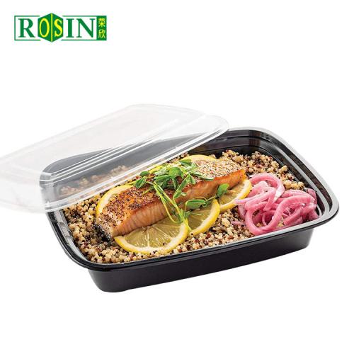 PLA Disposable Microwavable Plastic Prep Container Food Box