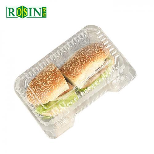 Plastic Clear Sandwich Hamburger Food Box Manufacturer