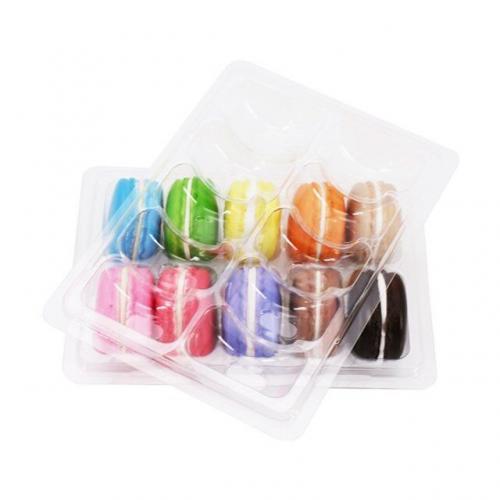 10 Clear Blister Plastic Macaron Packaging Tray Manufacturers