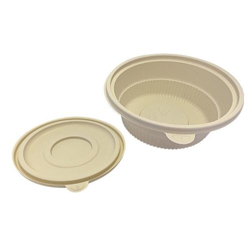 Disposable Salad Food Packaging Plastic Bowl With Lid