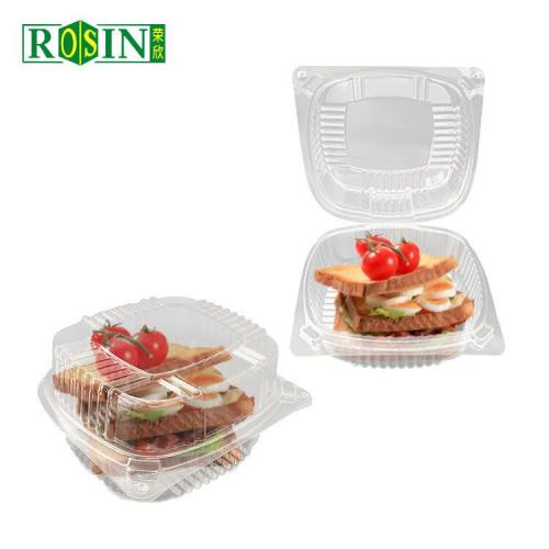 Square Plastic Cake Box