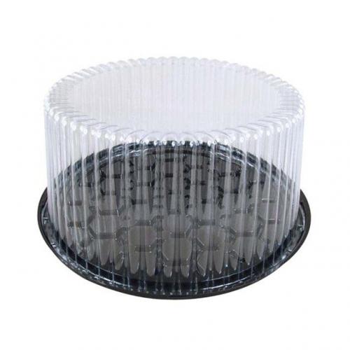 12 Inch Transparent Disposable Round Plastic Cake Box