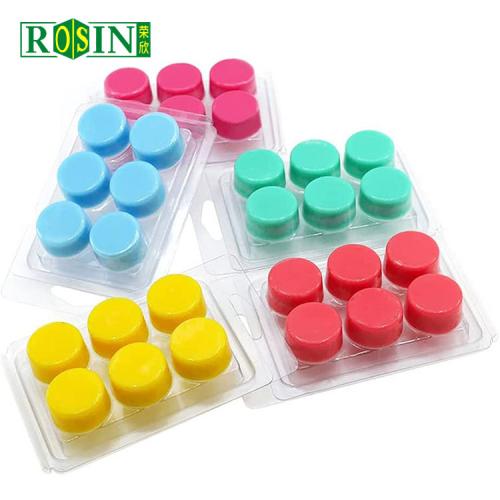 6 Cavity Snap Bar Clamshell Packaging Wax Melts