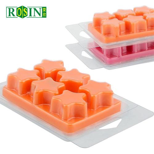 6 Cavity Soy Wax Candle Melts Packaging Plastic