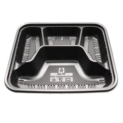 4 Compartment Plastic Bento Box