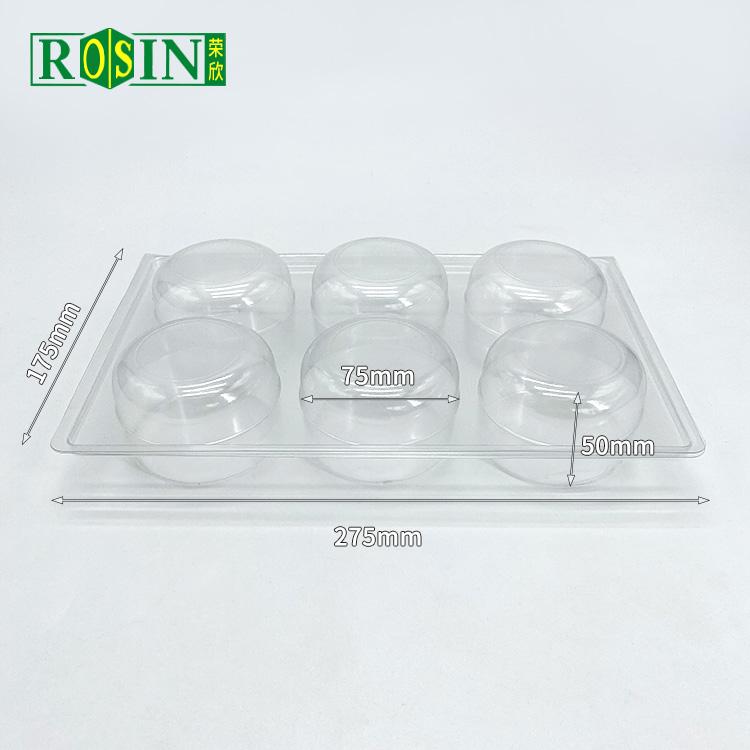 6 Holes Clear Cupcake Boxes