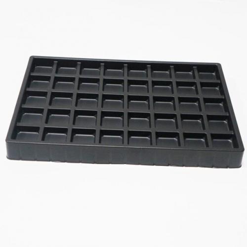 40 Cavity PS Black Plastic Chocolate Blister Packaging Tray