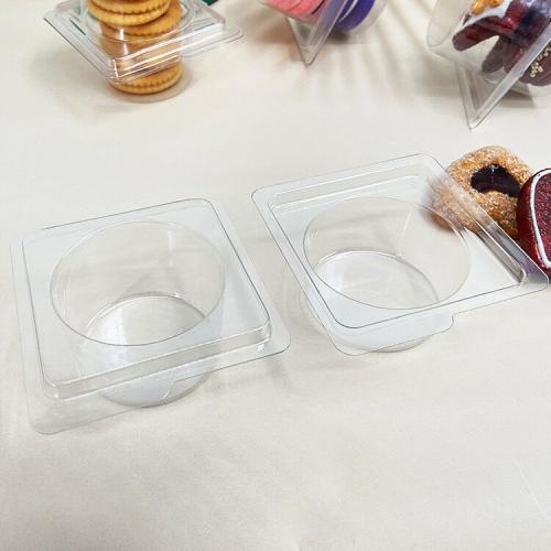 Single Cavity Clear Plastic Suitable Packaging Tray For Biscuits