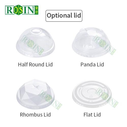 Custom Logo Printed 450ml Plastic Transparent Cup Supplier