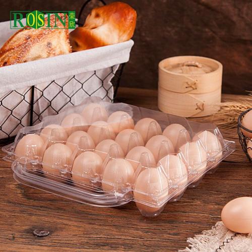 Superior Materials Wholesale 20 Clear Eggs Food Storage Container Custom Plastic Egg Tray