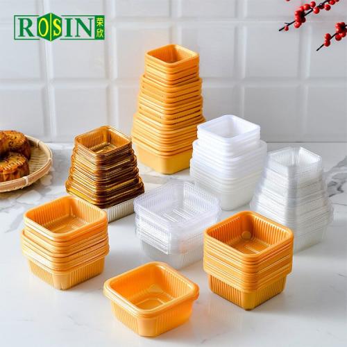 Disposable Food Blister Packaging Mooncake Plastic Tray
