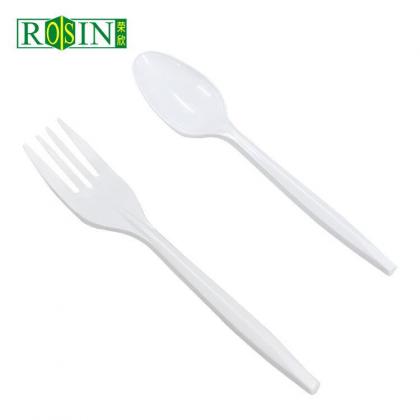 Plastic Fork and Spoon