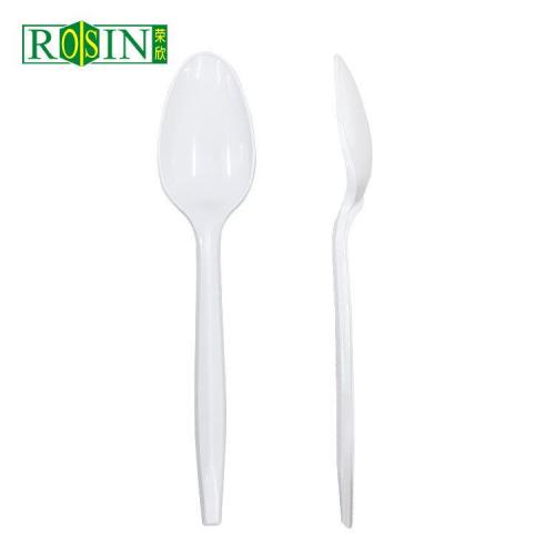 Hot Sale Disposable White Plastic Spoon Fork Manufacturer