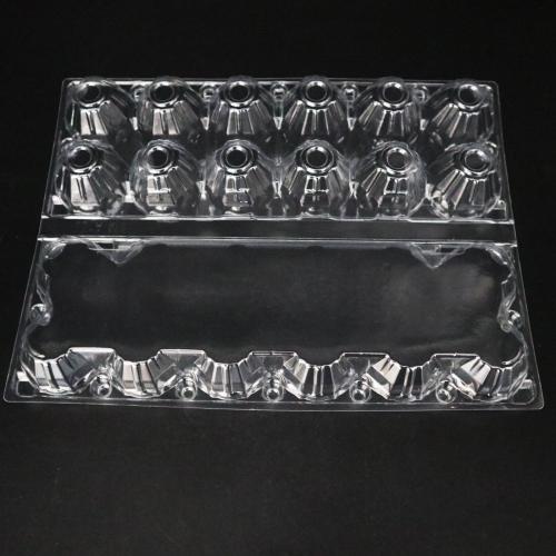 Disposable plastic egg storage tray price PET Clamshell Blister